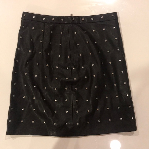 ZARA leather studded skirt - Picture 1 of 2